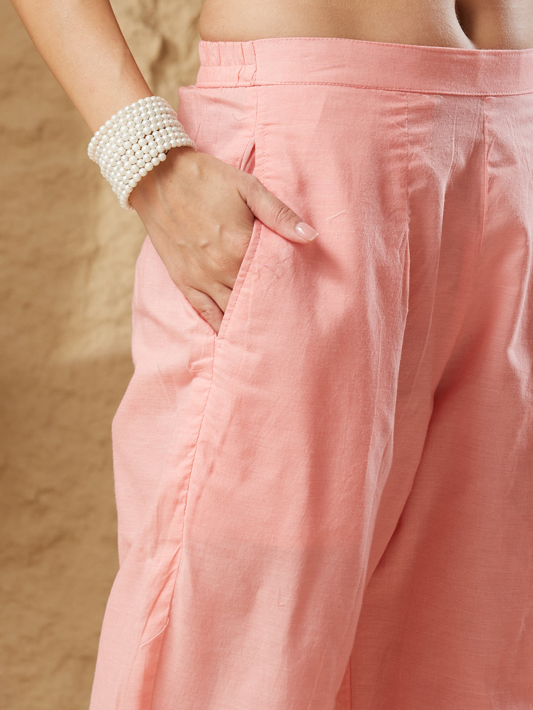Wedding Pestal Handloom Cotton Weaving Suit Set
