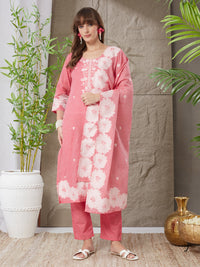 Very Attractive Handloom Cotton Weaving Suit Set