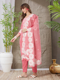 Very Attractive Handloom Cotton Weaving Suit Set