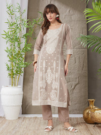Very Prepossessing Handloom Cotton Weaving Suit Set