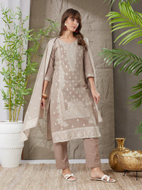 Very Lovely Handloom Cotton Weaving Suit Set