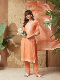 Vintage Handloom Cotton Weaving Suit Set