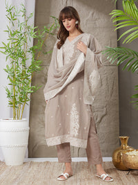 Very Delightful Handloom Cotton Weaving Suit Set