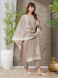 Very Delightful Handloom Cotton Weaving Suit Set