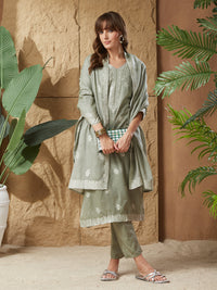 Most Trending Pestal Handloom Cotton Weaving Suit Set