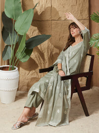 Most Trending Pestal Handloom Cotton Weaving Suit Set