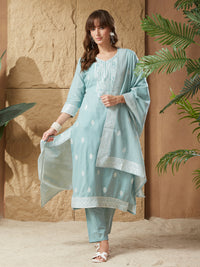 Vintage Handloom Cotton Weaving Suit Set