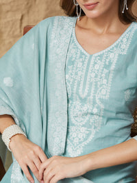 Vintage Handloom Cotton Weaving Suit Set