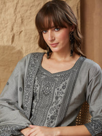 Vintage Handloom Cotton Weaving Suit Set