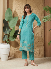 Very Stylist Handloom Cotton Weaving Suit Set
