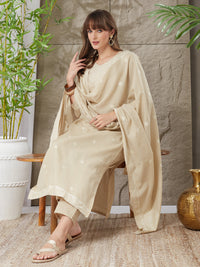 Very Elegant Handloom Cotton Weaving Suit Set