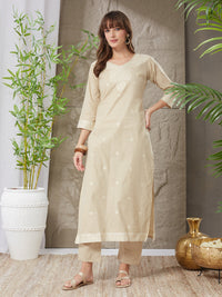 Very Elegant Handloom Cotton Weaving Suit Set