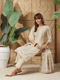 Vintage Handloom Cotton Weaving Suit Set