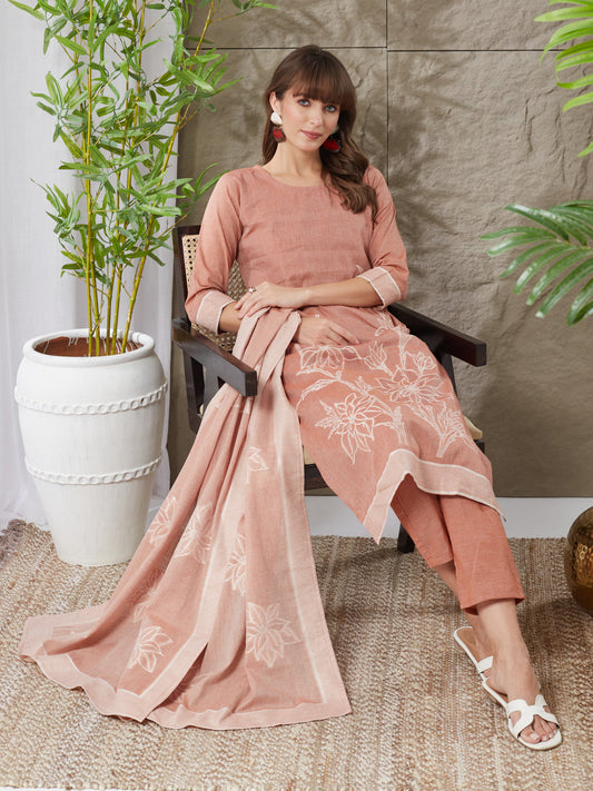 Good-Looking  Handloom Cotton Weaving Suit Set