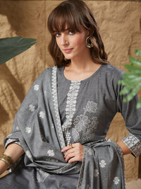 Trending Ethnic Handloom Cotton Weaving Suit Set
