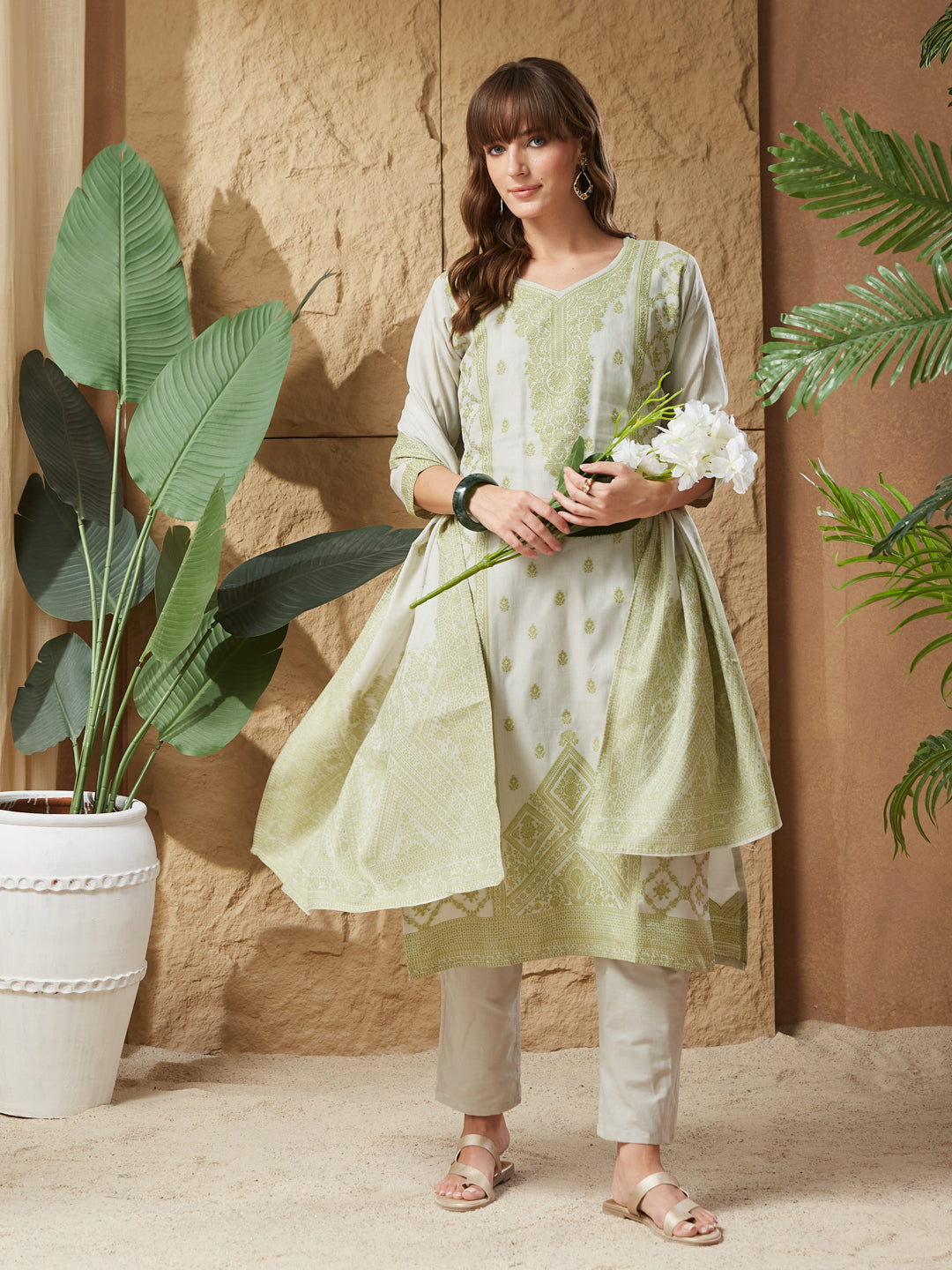 Most Trending Handloom Cotton Weaving Suit Set