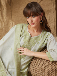 Most Trending Handloom Cotton Weaving Suit Set