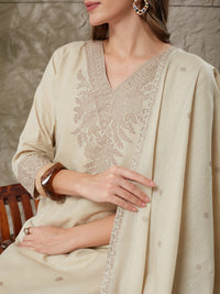 Delightful Handloom Cotton Weaving Suit Set
