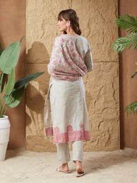 Royal Ethnic Handloom Cotton Weaving Suit Set