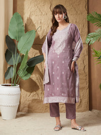 Viral Stylist Handloom Cotton Weaving Suit Set
