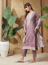 Viral Stylist Handloom Cotton Weaving Suit Set