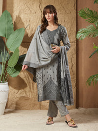 Vintage Handloom Cotton Weaving Suit Set