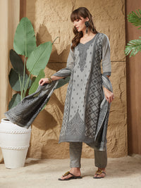 Vintage Handloom Cotton Weaving Suit Set