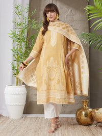 Very Charming Handloom Cotton Weaving Suit Set