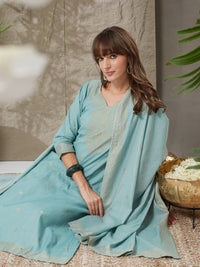 Very Good-Looking Handloom Cotton Weaving Suit Set