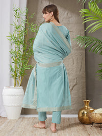 Very Good-Looking Handloom Cotton Weaving Suit Set