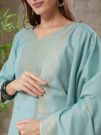 Very Good-Looking Handloom Cotton Weaving Suit Set