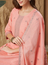 Vintage Handloom Cotton Weaving Suit Set
