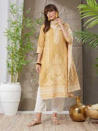 Very Charming Handloom Cotton Weaving Suit Set