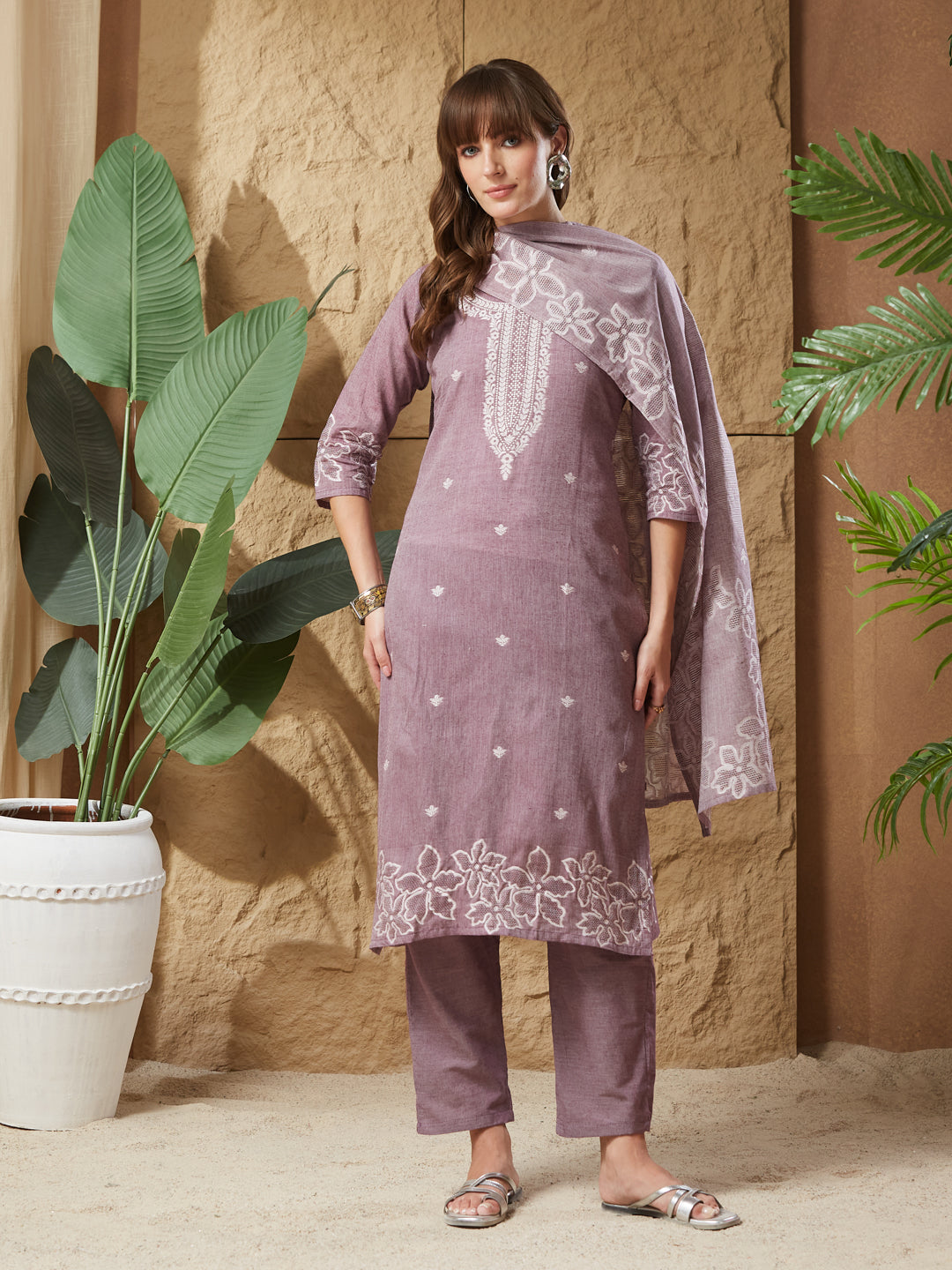 Royal Wedding Handloom Cotton Weaving Suit Set