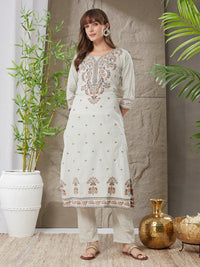 Very Engaging Handloom Cotton Weaving Suit Set