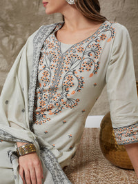 Very Engaging Handloom Cotton Weaving Suit Set