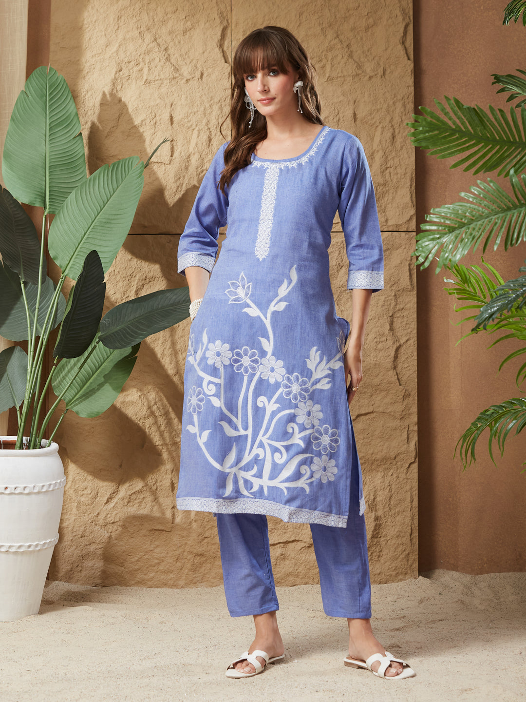 Royal Heritage Handloom Cotton Weaving Suit Set