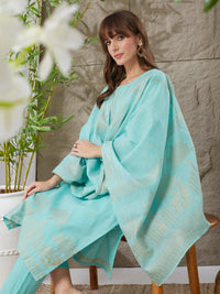 Very Winsome Handloom Cotton Weaving Suit Set