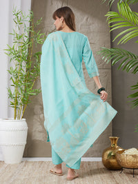 Very Winsome Handloom Cotton Weaving Suit Set