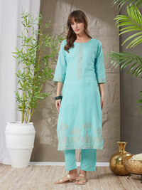 Very Winsome Handloom Cotton Weaving Suit Set