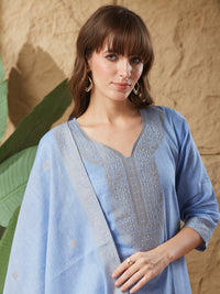 Vintage Handloom Cotton Weaving Suit Set