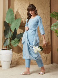 Very Stylist Handloom Cotton Weaving Suit Set