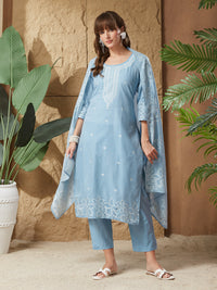 Very Stylist Handloom Cotton Weaving Suit Set