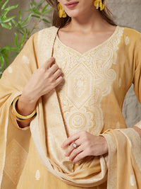 Very Ravishing Handloom Cotton Weaving Suit Set