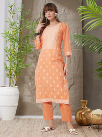Very Gorgeous Handloom Cotton Weaving Suit Set