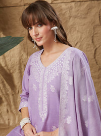 Most Stunning Handloom Cotton Weaving Suit Set