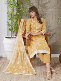 Very Heavenly Handloom Cotton Weaving Suit Set