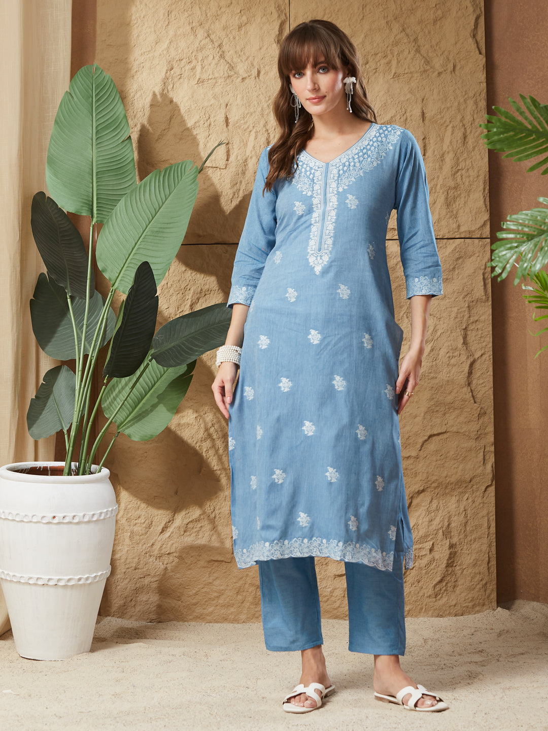 Most Stylist Handloom Cotton Weaving Suit Set