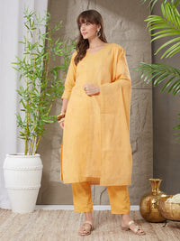 Very Graceful Handloom Cotton Weaving Suit Set