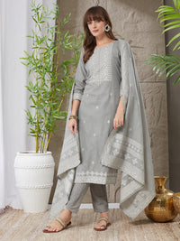 Magnificent Handloom Cotton Weaving Suit Set